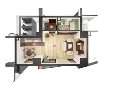 West City Tower Apartament 49 mp | Comision 0